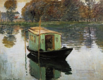  Arco Pintura al %C3%B3leo - El barco estudio 1874 Claude Monet